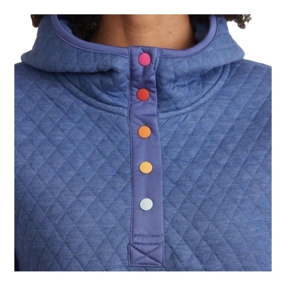 Marine Layer Corbet Rainbow Snap Hoodie NWT - Picture 4 of 5